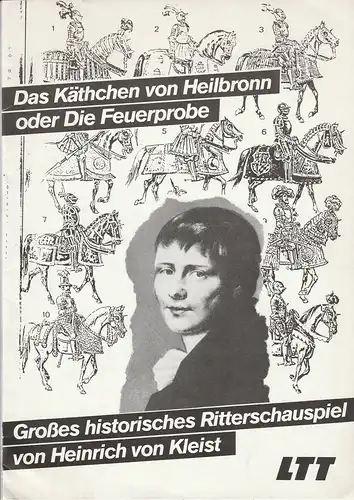 Landestheater Württemberg-Hohenzollern Tübingen, Klaus Pierwoß, Rainer Mennicken: Programmheft Kleist DAS KÄTHCHEN VON HEILBRONN Premiere 10. Februar 1982 Tübingen Spielzeit 1981 / 82. 