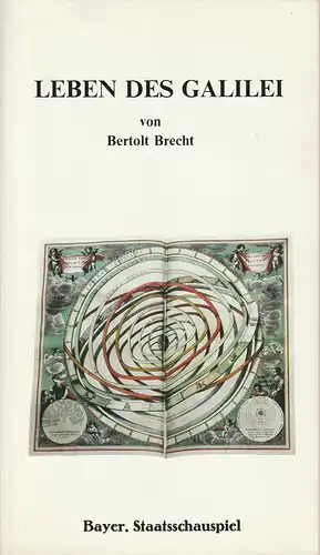 Bayerisches Staatsschauspiel, Frank Baumbauer, Heike Wiehle, Thomas Petz, Wilfried Hösl, Max Sichart ( Fotos ): Programmheft Leben des Galilei von Bertolt Brecht. Premiere 23. Februar 1985. 