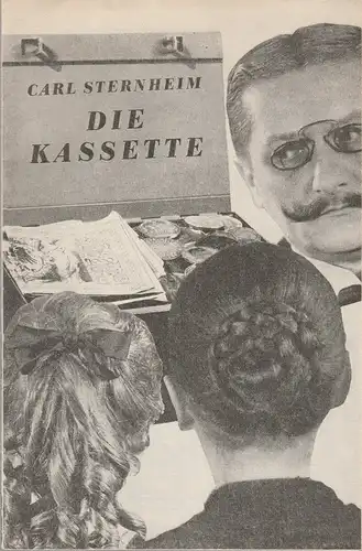 Deutsches Theater / Kammerspiele, Wolfgang Heinz, Kurt Seeger, John Heartfield, Jo Fritsche. Programmheft Carl Sternheim DIE KASSETTE Premiere  16. Mai 1968 Spielzeit 1967 / 68. 