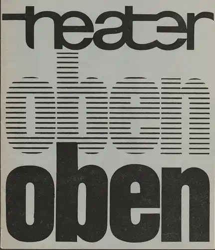 Städtische Theater Karl-Marx-Stadt, Gerhard Meyer, Doris Tschierschky, Ilona Langer: Programmheft Viktor Rosow DAS NEST DES AUERHAHNS DDR-Erstaufführung 13. März 1980 Spieljahr 1980. 