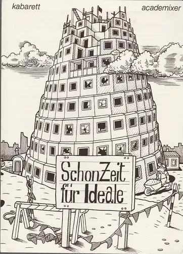 Kabarett Academixer, Jürgen Hart, DDR: Programmheft SchonZeit für Ideale. Premiere 7. Februar 1983 academixer-keller. 