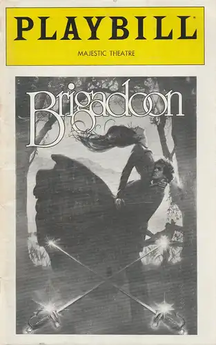 Playbill, MAJESTIC THEATRE: Programmheft Lerner and Loewe´s BRIGADOON December 1980. 