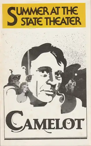Playbill, Summer at The State Theater: Programmheft RICHARD BURTON in CAMELOT August 1980. 