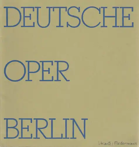 Deutsche Oper Berlin, Egon Seefehlner, Claus H. Henneberg: Deutsche Oper Berlin Spielzeit 1972 / 73 Heft 9. 
