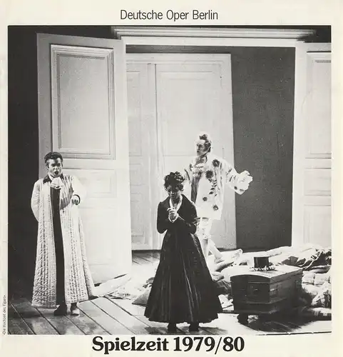 Deutsche Oper Berlin, Siegfried Palm: Deutsche Oper Berlin Spielzeit 1979 / 80. 