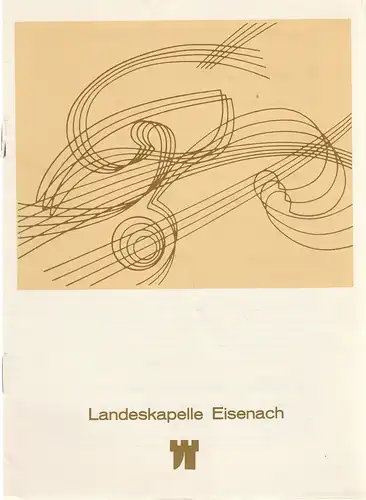 Landestheater Eisenach, Günther Müller, Anja Eisner, Hans-Peter Albrecht, Claus Oefner: Programmheft LANDESKAPELLE EISENACH 8. SINFONIEKONZERT 24. Mai 1990 Landestheater Spielzeit 1989 / 90. 