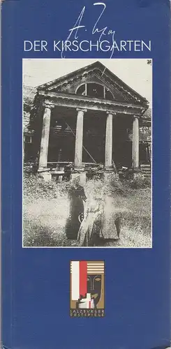 Salzburger Festspiele 1995, Karl-Ernst Herrmann, Dieter Sturm, Gundl Hradil: Programmheft Anton P. Tschechow DER KIRSCHGARTEN Premiere 24. Juli 1995. 