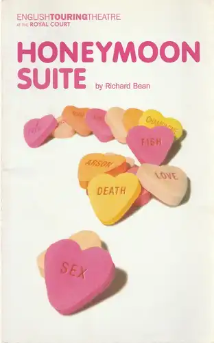 English Touring Theatre at the Royal Court, Stephen Unwin, Tim Highman: Programmheft Richard Bean HONEYMOON SUITE. 