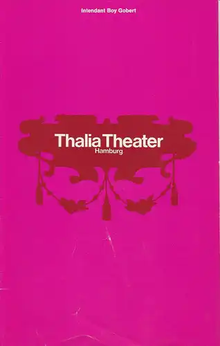 Thalia Theater Hamburg, Boy Gobert, Hannelore Gerber, Rosemarie Clausen ( Szenenfotos ): Programmheft Friedrich Dürrenmatt KÖNIG JOHANN Spielzeit 1970 / 71. 