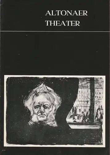 Altonaer Theater, Hans Fitze, Wilhelm Allgayer, Günther Riebold, Rena Prozesky: Programmheft Henrik Ibsen GESPENSTER Spielzeit 1976 / 77. 