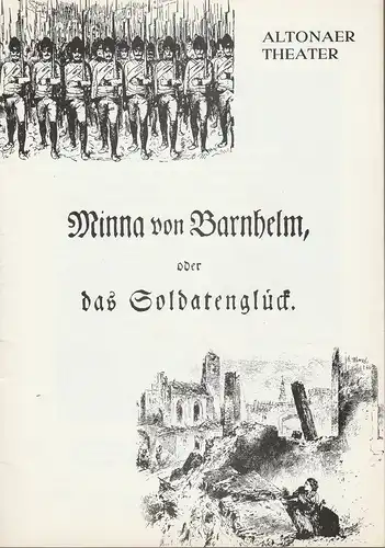 Altonaer Theater, Hans Fitze, Wilhelm Allgayer, Günther Riebold: Programmheft Lessing MINNA VON BARNHELM Spielzeit 1978 / 1979. 