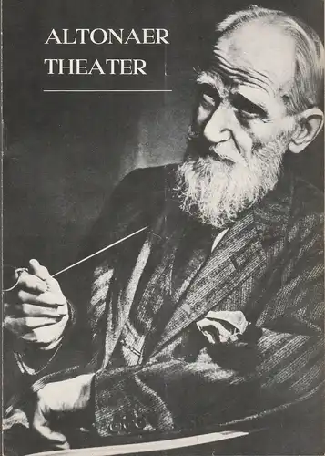 Altonaer Theater, Hans Fitze, Wilhelm Allgayer, Günther Reibold, Rena Prozesky, Jutta Ungelenk-Stamp ( Fotos ): Programmheft George Bernard Shaw DIE HEILIGE JOHANNA Spielzeit 1975 / 76. 