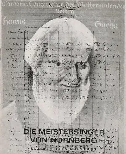 Städtische Bühnen Augsburg, Peter Ebert, Karl Heinz Roland, Heinrich Fürtinger: Programmheft Richard Wagner DIE MEISTERSINGER VON NÜRNBERG 20. Dezember 1970 Spielzeit 1970 / 71 Heft 1. 