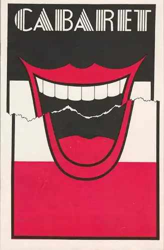 Metropol-Theater, Peter Czerny, Gerd Natschinski, Rainer Northmann, Thomas Schleusing: Programmheft Kander / Ebb CABARET Musical Spielzeit 1977 / 78. 