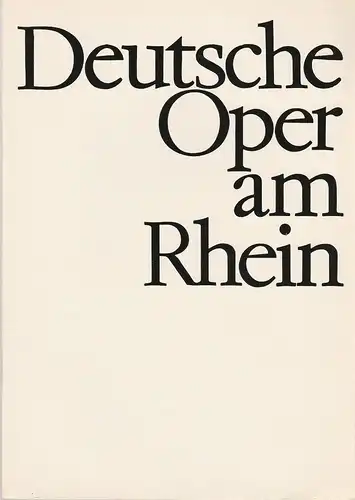 Deutsche Oper am Rhein, Theatergemeinschaft Düsseldorf - Duisburg, Grischa Barfuss, Rolf Trouwborst, Manfred von Stein: Programmheft Benjamin Britten EIN SOMMERNACHTSTRAUM Spielzeit 1966 / 67. 