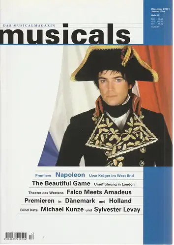 Klaus-Dieter Kräft, Gerhard Knopf: musicals Das Musicalmagazin Dezember 2000 / Januar 2001 Heft 86. 