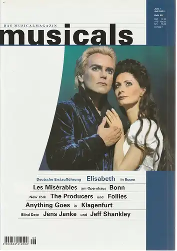Klaus-Dieter Kräft, Gerhard Knopf: musicals Das Musicalmagazin Juni / Juli 2001 Heft 89. 