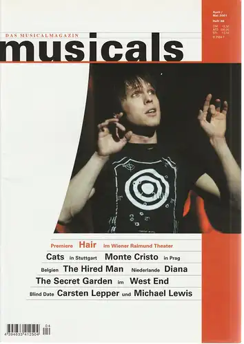 Klaus-Dieter Kräft, Gerhard Knopf: musicals Das Musicalmagazin April / Mai 2001 Heft 88. 