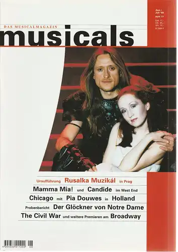 Klaus-Dieter Kräft, Gerhard Knopf: musicals Das Musicalmagazin Juni / Juli 1999 Heft 77. 
