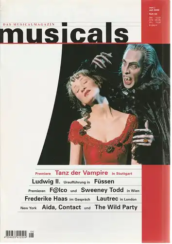 Klaus-Dieter Kräft, Gerhard Knopf: musicals Das Musicalmagazin Juni / Juli 2000 Heft 83. 