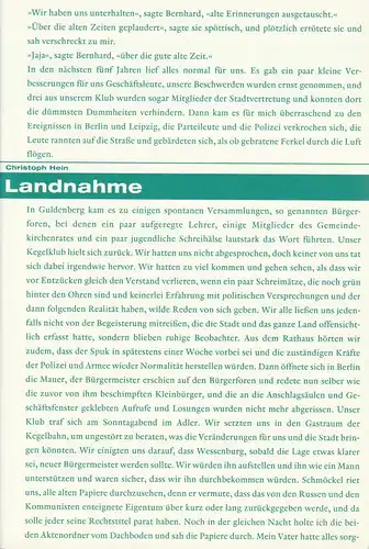 Staatsschauspiel Dresden, Holk Freytag, Andrea Koschwitz, Andrea Orstedt: Programmheft Uraufführung Christoph Hein LANDNAHME Premiere 18.September 2004 Schauspielhaus Spielzeit 2004 / 2005. 