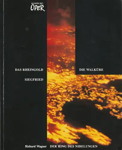 Hamburgische Staatsoper, Peter Ruzicka, Gerd Albrecht, Annedore Cordes, Andreas Reinhardt, Klaus Lefebvre (Fotograf): Programmheft Richard Wagner DER RING DES NIBELUNGEN SIEGFRIED Premiere 14. März 1993. 