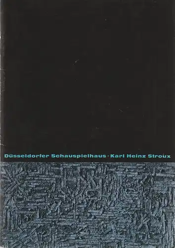 Düsseldorfer Schauspielhaus, Karl Heinz Stroux, G. Johannes Klose,  Lore Bermbach (Fotos): Programmheft Heinrich von Kleist DAS KÄTHCHEN VON HEILBRONN 9. April 1967  Spielzeit 1966 / 67 Heft  VII. 