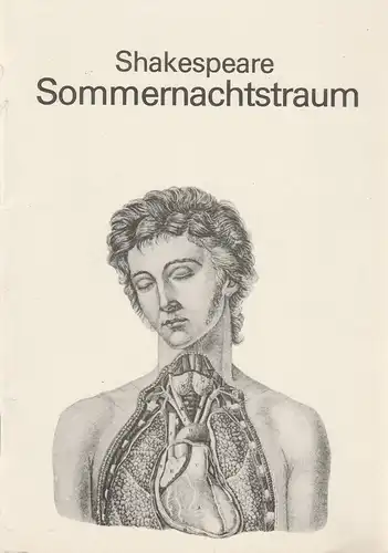 Deutsches Theater Berlin, Staatstheater der DDR, Gerhard Wolfram, Alexander Lang, Ilse Galfert, Heinz Rohloff: Programmheft William Shakespeare SOMMERNACHTSTRAUM 95. Spielzeit 1981. 