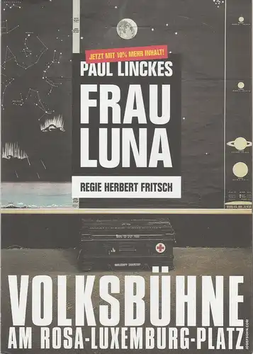 Volksbühne am Rosa-Luxemburg-Platz: Programmheft Paul Lincke Frau LUNA Premiere 19. Juni 2013. 