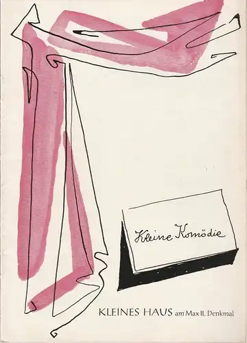 Kleine Komödie, Gerhard Metzner: Programmheft Gwen Davenport BELVEDERE Oktober 1963 Kleines Haus am Max II. Denkmal Spielzeit 1963 / 64 Heft 1 Ausgabe 2. 
