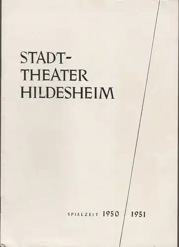 Stadttheater Hildesheim, Walter Zibell, Wolfgang Grube: Programmheft Franz Schubert DAS DREIMÄDERLHAUS. 
