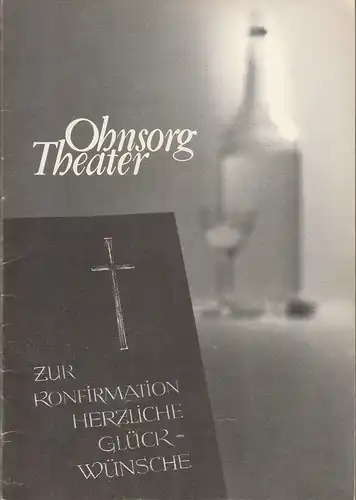 Richard-Ohnsorg-Theater, Niederdeutsche Bühne Hamburg, Konrad Hansen, Ulf-Thomas Lesle, Maike Kollenrott: Programmheft Fitzgerald Kusz SWIEG STILL JUNG 20. März 1983 Spielzeit 1982 / 83 Heft 7. 