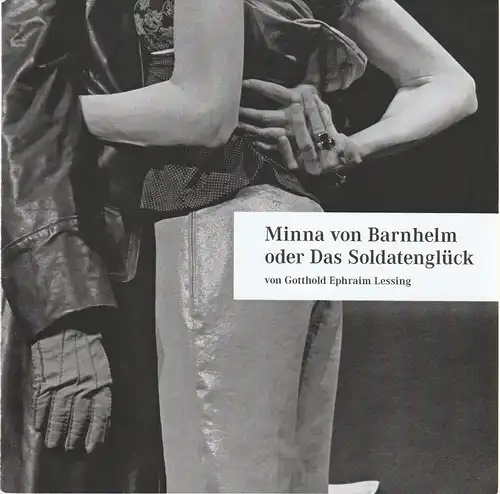 Theater tri-bühne Stuttgart: Programmheft Gotthold Ephraim Lessing MINNA VON BARNHELM Premiere 27. Januar 2010 Spielzeit 2009 / 2010. 