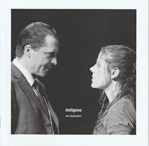Theater tri-bühne Stuttgart: Programmheft Sophokles ANTIGONE Spielzeit 2009 / 2010. 