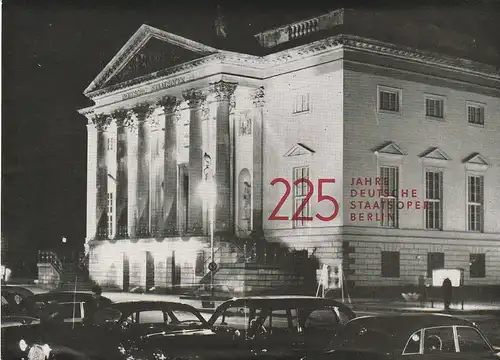 Deutsche Staatsoper Berlin, Hans Pischner: Programmheft 225 JAHRE DEUTSCHE STAATSOPER BERLIN Spielplanübersicht für das Jahr 1968. 