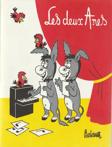 Theatre des Deux-Anes: Programmheft Les Deux-Anes LES ENGOURDIS DE LA CINQUIEME Spielzeit 1964 / 65. 