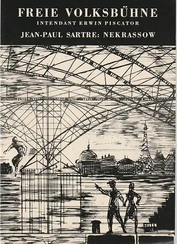 Freie Volksbühne, Erwin Piscator: Programmheft Jean-Paul Sartre NEKRASSOW Premiere 14. Juni 1965 Spielzeit 1964 / 65 Heft 5. 