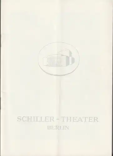 Schiller Theater, Boleslaw Barlog, Albert Beßler: Programmheft Peter Weiss DIE VERFOLGUNG UND ERMORDUNG JEAN PAUL MARATS Spielzeit 1964 / 65 Heft 148. 