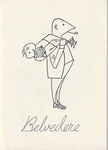 Renaissance-Theater Berlin: Programmheft Gwen Davenport BELVEDERE Spielzeit 1961 / 62. 