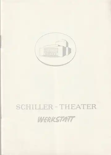 Schiller-Theater WERKSTATT, Boleslaw Barlog, Albert Beßler: Programmheft James Saunders EIN EREMIT WIRD ENTDECKT Spielzeit 1963 / 64 Heft 139. 