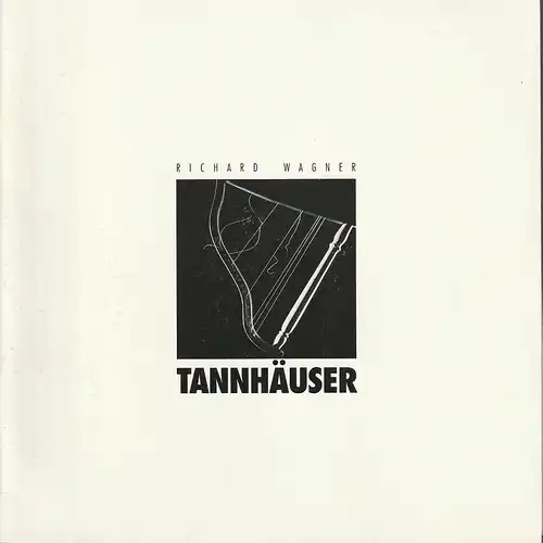 Sächsische Staatsoper Dresden, Semperoper, Christoph Albrecht, Werner Hintze, Ekkehard Walter: Programmheft Richard Wagner TANNHÄUSER  und der Sängerkrieg auf der Wartburg 25. Juni 2000 Spielzeit 1999 / 2000 Semperoper. 