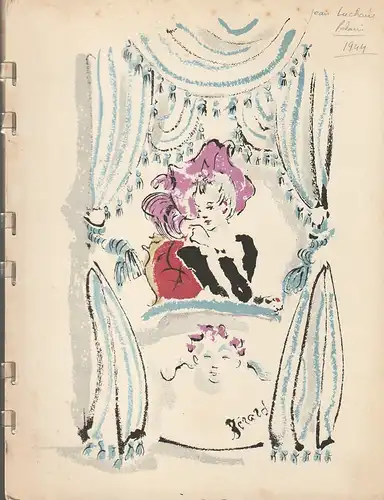 La Grande Soiree de Paris aux Ambassadeurs, Moreau, Rene Bouffet, Amedee Bussiere, Pierre Taittinger: Programmheft LA GRANDE SOIREE DE PARIS AUX AMBASSADEURS 26. Mai 1944 Programme. 