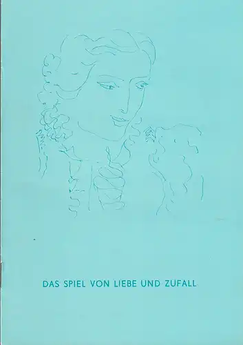 Kreistheater Annaberg, Roland Gandt, Wolfgang Mundt: Programmheft Pierre de Marivaux DAS SPIEL VON LIEBE UND ZUFALL Spielzeit 1976 / 77 Heft 12. 