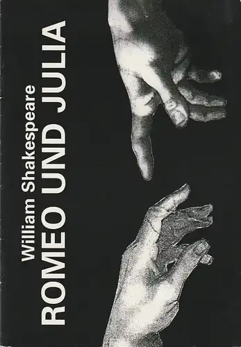 carrousel, Theater an der Parkaue, Kinder- und Jugendtheater des Landes Berlin, Manuel Schöbel, Rita Steudler: Programmheft William Shakespeare ROMEO UND JULIA Premiere 1. April 1995 Spielzeit 1994 / 95. 