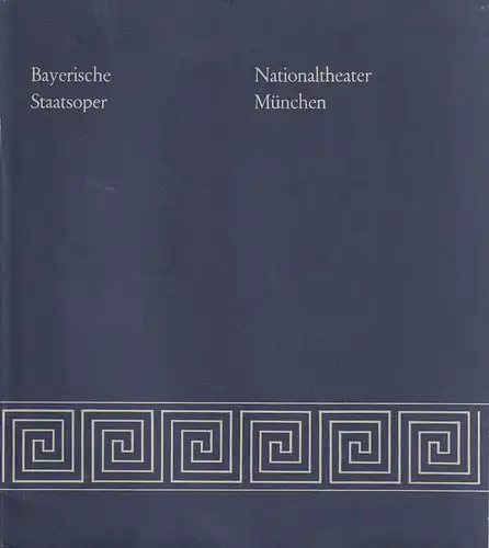 Bayerische Staatsoper, Wolfgang Sawallisch, Irmgard Schaeberth, Jost Miehlbradt, Johannes Dreher: Programmheft BALLETTFESTWOCHE DER BAYERISCHEN STAATSOPER 1977 Nationaltheater München Blätter der Bayerischen Staatsoper Spielzeit 1976 / 77 Heft 9. 