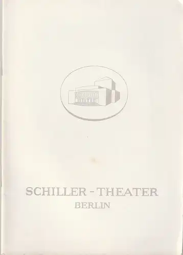 Schiller-Theater, Boleslaw Barlog, Albert Beßler: Programmheft Heinrich von Kleist PRINZ FRIEDRICH VON HOMBURG Spielzeit 1959 / 60 Heft 90. 