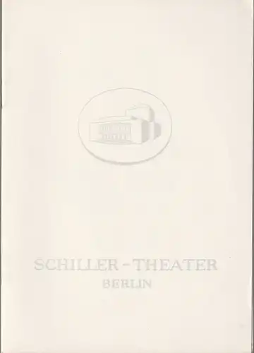 Schiller-Theater, Boleslaw Barlog, Albert Beßler: Programmheft Saul Levitt DER ANDERSONVILLE-PROZESS Spielzeit 1960 / 61 Heft 99. 