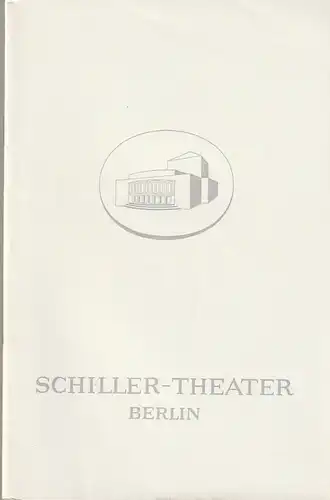 Schiller-Theater, Boleslaw Barlog, Albert Beßler: Programmheft Johann Wolfgang Goethe FAUST II Spielzeit 1966 / 67 Heft 175  ( Spielzeit 1967 / 68 ). 