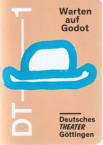 Deutsches Theater Göttingen, Erich Sidler, Matthias Heid, Georges Pauly ( Probenfotos ): Programmheft Samuel Beckett WARTEN AUF GODOT Premiere 2. November 2019 Spielzeit 2019 / 20 943. 