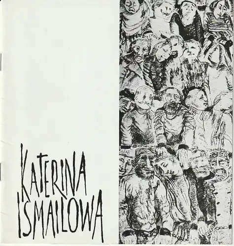 Mecklenburgisches Staatstheater Schwerin, Rudi Kostka, Ingeborg Butz: Programmheft Dmitri Schostakowitsch KATERINA ISMAILOWA Premiere 1. Oktober 1967. 